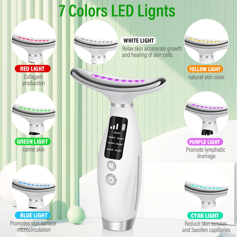 Masażer do twarzy i szyi z 7 k – Red Light Therapy Device recenzja i cena